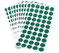 Adsamm® / 500 x Almohadillas de Fieltro/Ø 16 mm/Verde/Redondo/Protectores de Suelo para Patas de Mueble/Auto-Adhesivos/con Grosor de 1,5 mm de la máxima Calidad