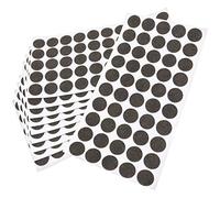 Adsamm® / 500 x Almohadillas de Fieltro/Ø 20 mm/marrón/Redondo/Protectores de Suelo para Patas de Mueble/Auto-Adhesivos/con Grosor de 1,5 mm de la máxima Calidad