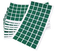 Adsamm® / 500 x Almohadillas de Fieltro / 20x20 mm/Verde/Redondo/Protectores de Suelo para Patas de Mueble/Auto-Adhesivos/con Grosor de 1,5 mm de la máxima Calidad