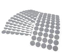 Adsamm® / 500 x deslizantes de Fieltro autoadhesivos/Gris/ø 22 mm/Redondo/Deslizantes de Fieltro para Muebles de 3,5 mm de Grosor/Deslizantes para Muebles y Suelos