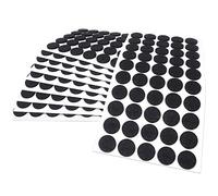 Adsamm® / 500 x deslizantes de Fieltro autoadhesivos/Negro/ø 22 mm/Redondo/Deslizantes de Fieltro para Muebles de 3,5 mm de Grosor/Deslizantes para Muebles y Suelos
