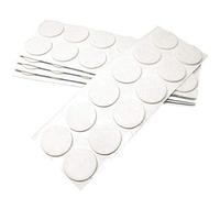 Adsamm® / 60 x deslizantes de Fieltro autoadhesivos/Blanco/ø 40 mm/Redondo/Deslizantes de Fieltro para Muebles de 3,5 mm de Grosor/Deslizantes para Muebles y Suelos