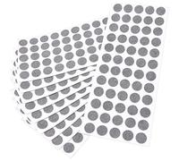 Adsamm® / 600 x Almohadillas de Fieltro/Ø 14 mm/Gris/Redondo/Protectores de Suelo para Patas de Mueble/Auto-Adhesivos/con Grosor de 1,5 mm de la máxima Calidad