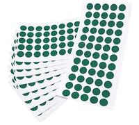Adsamm® / 600 x Almohadillas de Fieltro/Ø 14 mm/Verde/Redondo/Protectores de Suelo para Patas de Mueble/Auto-Adhesivos/con Grosor de 1,5 mm de la máxima Calidad