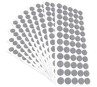 Adsamm® / 600 x deslizantes de Fieltro autoadhesivos/Gris/ø 14 mm/Redondo/Deslizantes de Fieltro para Muebles de 3,5 mm de Grosor/Deslizantes para Muebles y Suelos