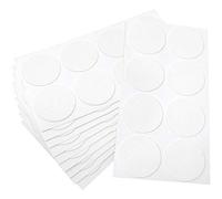 Adsamm® / 80 x Almohadillas de Fieltro/Ø 50 mm/Blanco/Redondo/Protectores de Suelo para Patas de Mueble/Auto-Adhesivos/con Grosor de 1,5 mm de la máxima Calidad
