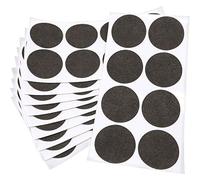 Adsamm® / 80 x Almohadillas de Fieltro/Ø 50 mm/marrón/Redondo/Protectores de Suelo para Patas de Mueble/Auto-Adhesivos/con Grosor de 1,5 mm de la máxima Calidad
