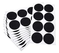 Adsamm® / 80 x Almohadillas de Fieltro/Ø 50 mm/Negro/Redondo/Protectores de Suelo para Patas de Mueble/Auto-Adhesivos/con Grosor de 1,5 mm de la máxima Calidad