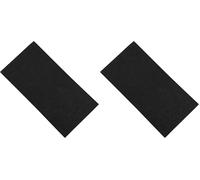 Adsamm® / Almohadillas de Fieltro / 100x200 mm/Negro/Rectangular/Protectores de Suelo para Patas de Mueble/Auto-Adhesivos/con Grosor de 1,5 mm de la máxima Calidad (Paquete de 2)