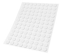 Adsamm FP-15-SA-WH-10-108-1 108 Almohadillas de fieltro, Blanco, Ø 10 mm