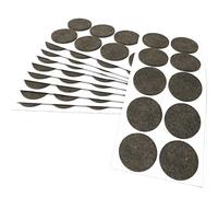 Adsamm FP-35-SA-BR-45-10-10 FP-35-SA-BR-45-10 - Almohadillas de fieltro (45 mm), color marrón