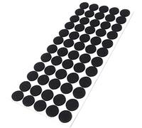 Adsamm home - Base Deslizante de Fieltro para Muebles, Protección contra Arañazos Autoadhesivo, Varios Tamaños, 60 x redondo 20 mm, Altura 3,5mm, Negro