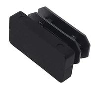 Adsamm INS-R-BL-1530-32 INS-R-BL-1530-32 tapones de lámina, color negro, 15 x 30 mm