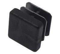 Adsamm INS-R-BL-2020-32 32 Tapones de lámina, Negro, 20x20 mm