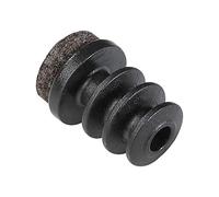 Adsamm INS-R-F-BL-16-32 Tapones de láminas con Fieltro, Negro, ø 16 mm | innen 12-14 mm