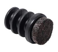Adsamm INS-R-F-BL-18-32 INS-R-F-BL-18-32 tapones de láminas con fieltro, color negro, diámetro de 18 mm