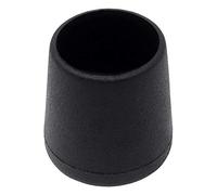 Adsamm LG-BL-22-4 4 Tapas para Patas de Silla, Negro, Ø 22-23 mm