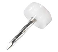 Adsamm PG-N-WH-10-16 PG-N-WH-10 - Protectores de plástico con clavo, 16 unidades, color blanco, diámetro de 10 mm