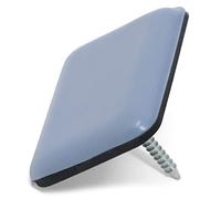 Adsamm PTFE-N-GR-2435-4 PTFE-N-GR-2435 - Protectores de PTFE con clavo, 24 x 35 mm, color gris y azul