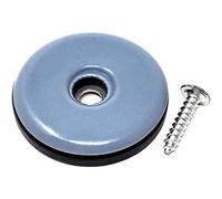 Adsamm PTFE-S-GR-38-32 32 Deslizadores de PTFE con Tornillo, Gris y Azul, Ø 38 mm