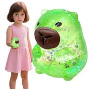 Adsfvs Juguetes Anti Estrés para Niños | Modelo De Compresión En Goma De Capibara para Niños,Miniatura Antiestrés Portátil para Viajes Escuela O Hogar