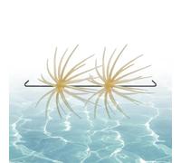 Adsfvs Señuelos para Pesca de Bass - 2 Piezas Flotantes Tipo Erizo de Mar - Señuelos para Lubina en Agua Dulce - para Exteriores en Agua Dulce, Salada, Lagos, Ríos, Orilla, Pescadores Principiantes