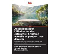 Adsorption pour l'élimination des colorants: Situation actuelle et perspectives d'avenir
