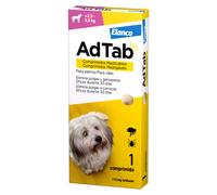 Adtab Antiparasitario Comprimido Masticable Para Perros 112Mg 2,5-5,5Kg