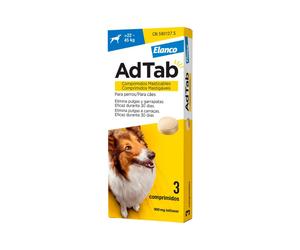 AdTab Perro 900mg 22-45kg 3 comprimidos masticables