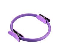 ADTUIUG Aro de Yoga, Anillo Dual de Pilates la Yoga del apretón for el ejercitador irrompible Cuerpo círculo Ejercicio músculo(Purple)