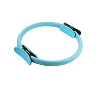 ADTUIUG Aro de Yoga, Anillo Dual de Pilates la Yoga del Entrenamiento apretón for el círculo mágico Equipo Ejercicio músculo(Blue)