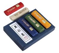 ADTUIUG Barra de tinta para caligrafía china, Barras de tinta for pincel caligrafía, bloque for escritura y dibujo chino 2,9 pulgadas
