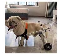 ADTUIUG Carrito para Perros, Silla de Ruedas for Perros for Patas traseras paralizadas, Soporte for Perro for recuperación extremidades(Red,XX Small)