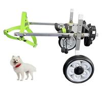 ADTUIUG Carrito para Perros, Silla de Ruedas for Perros y Gatos for Mascotas pequeñas, con extremidades traseras, Andador asistido por Perritos discapacitados Ajustables(SXX Less Than 2.5kg)