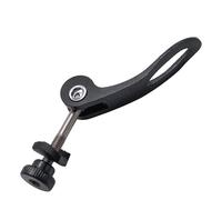 ADTUIUG Cierre rápido para sillín de Bicicleta, Tornillo de Abrazadera Asiento liberación rápida for Bicicleta M5, aleación Aluminio, Color Negro(M5X60mm)