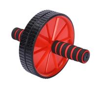 ADTUIUG Rueda Abdominal, Rueda Abdominal de la Rueda del Rodillo AB for Las Ruedas Ejercicio Equipo Base Entrenamiento Central(Rosso)