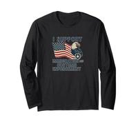 Aduanas de inmigración USA Eagle Flag Manga Larga