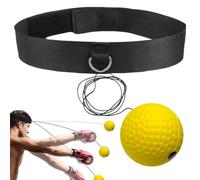 Adult Ability Training Boxing Ball | Stress Relief Headband Speed Workout | Hand-Eye Coordination Stress Relief Ball Child Reflex Ball Beginners For Indoor Outdoor Bedroom Dormitory Gym Traveling
