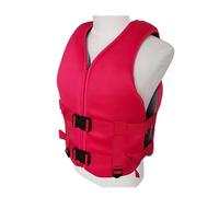 Adult Adjustable Kayaking Vest Buoyancy Aid Children Swim Vest Snorkeling Kayak Fishing Sailing Canoeing Boating Water Sports Outdoor Safety Gear High Buoyancy Flotation Aid(Red,XL)