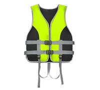 Adult Adjustable Kayaking Vest Buoyancy Aid Swim Vest Snorkeling Water Sports Surfing Boating Fishing Swimming Canoeing Outdoor Safety Gear High Buoyancy Flotation(Yellow,S)