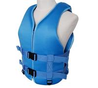 Adult and Kids Comfortable Safety Kayak Vest, Adjustable Neoprene Nylon Breathable Flotation Vest for Fishing, Kayaking, Boating, Sailing, Water Sports for Men Women Youth(Blue,S)