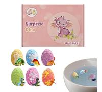 Adult Bath Bombs - Dinosaur Egg Balls, Foam Bath Toys with Hidden Surprises, Scented Design, Colorful Fun, Relaxing Spa Accessory for Women Men and Families to Enjoy Soothing Baths at Home Travel