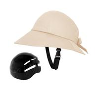 Adult Bikes Helmet Woman Windproof Unisex Wide Brim Hat