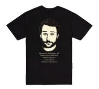 Adult Black Always Sunny in Philadelphia Charlie Kel Dating Profile T-Shirt Black L
