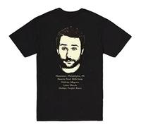 Adult Black Always Sunny in Philadelphia Charlie Kelly Dating Profile T-Tshirts Camisetas y Tops Black(X-Large)