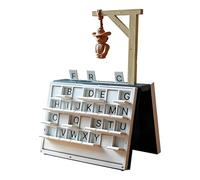 Adult Board Games - Classic Word Guessing Activity, 3D Printed Interactive Style, 19x19x12cm Expanded, Compact 18cm Folded Build, Modern Polymer Material, For Holiday Party & Family Night