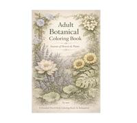 Adult Botanical Coloring Book: Seasons of Flowers & Plants