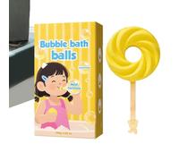 Adult Bubble Balls - 6 Lollipop Shaped Fragrant Foam Fizzers | Relaxing Spa for Women, Men, Girls, Grandma, Youth | Home, Travel, Family Self-Care Indulgence