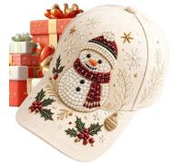 Adult Christmas Beaded Hat DIY Kit Premium Holiday Beading & Embroidery Too