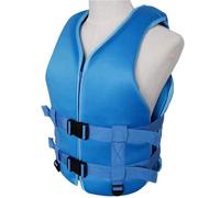 Adult Classic Swimming Vest Adjustable Belt Safety Buoyancy Aid Swim Vest for Men and Women Kayaking Sailing Fishing Boating Paddle Boarding Water Sports Activities Gear(Blue,XXL)